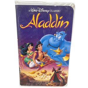 Aladdin VHS Walt Disney Classic Rated G 90 Minutes READ